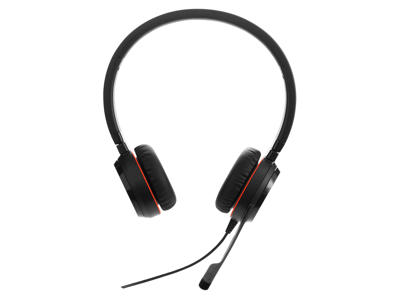 Jabra Evolve 20 SE Headset Ledningsført Kontor/Callcenter USB Type-C / USB Type-A Sort