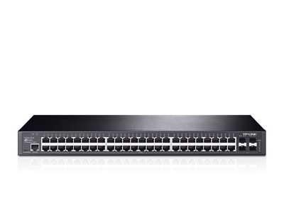 TP-Link T2600G-52TS (TL-SG3452) Administreret L2+ Gigabit Ethernet (10/100/1000) 1U Sort