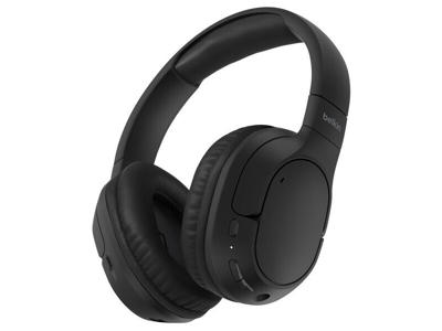 Belkin AUD009HQBK hovedtelefoner/headset Trådløs Opkald/musik USB Type-C Bluetooth Sort