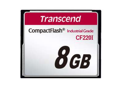 Transcend 8GB Industrial Temp CF220I CF CompactFlash SLC