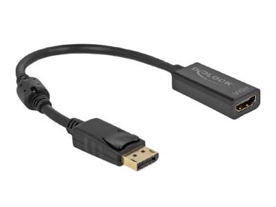 DeLOCK 63559 videokabel adapter 0,2 m DisplayPort HDMI Sort