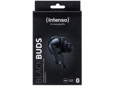 Intenso Black Buds T300A Hovedtelefoner True Wireless Stereo (TWS) I ørerne Opkald/Musik/Sport/Hverdag USB Type-C Bluetooth Sort