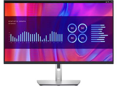 DELL P Series P3223DE LED display 80 cm (31.5") 2560 x 1440 pixel Quad HD LCD Sort