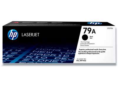 Toner, 79A, Black-sort, 1.000 sider, HP CF279A