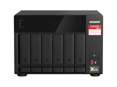 QNAP TVS-675 NAS Tower ZhaoXin KaiXian KX-6000 KX-U6580 8 GB DDR4 QuTS hero Sort