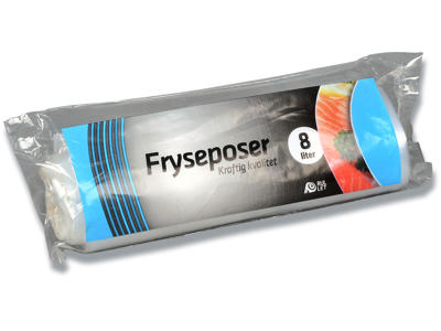 Fryseposer, 8 liter, 36 micron, 15 poser pr rulle, Abena 