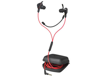 Trust TRU GXT 408 Headset Ledningsført I ørerne Spil Sort, Rød