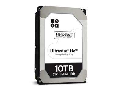 Western Digital Ultrastar He10 harddisk 10 TB 7200 rpm 256 MB 3.5" Serial ATA III