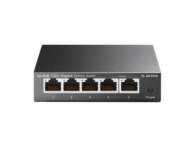 TP-Link TL-SG105S Ikke administreret Gigabit Ethernet (10/100/1000) Sort