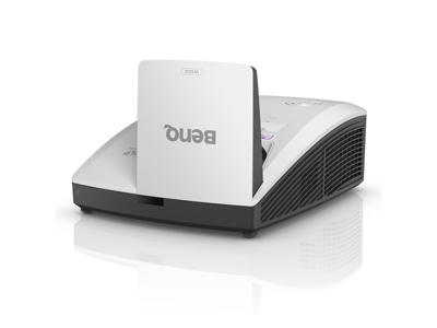 BenQ MW855UST+ dataprojekter Ultrakort projektor med kort projiceringsafstand 3500 ANSI lumens DLP WXGA (1280x800) 3D Sort, Hvid