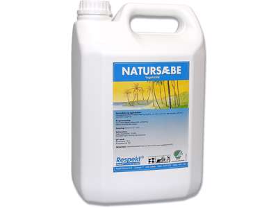 Natursæbe, Flydende, Uden voks, 5 liter, Respekt 