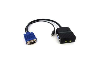 StarTech.com ST122LEA videokabel adapter 0,68 m Sort