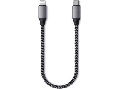 Satechi ST-TCL10M USB-kabel 0,25 m USB C USB C/Lightning Sort, Grå