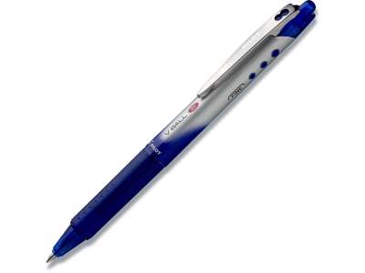 Rollerball pen, 0.7 mm, 0.4 mm, Blå, Pilot V-Ball Medium BL-VB7RT-L