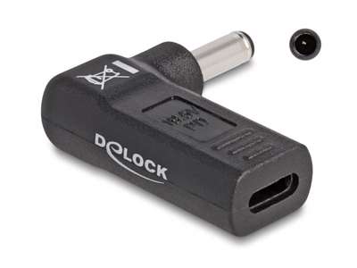 DeLOCK 60007 oplader til mobil enhed Laptop Sort USB Indendørs