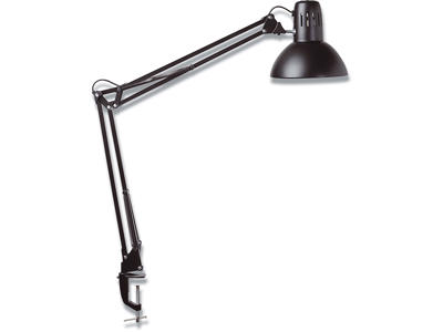 Bordlampe, LED, Med bordklemme, Sort, Naga Maul Study