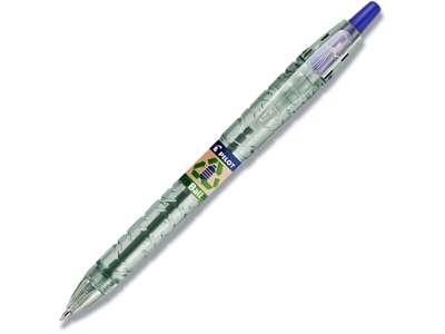 Kuglepen, 1.0 mm, 0.27 mm, Blå, Pilot B2P Ecoball Medium BP-B2PEB-M-BG