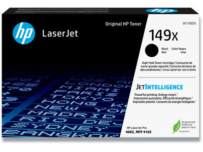 Toner, 149X, Black-sort, 9.500 sider, HP W1490X