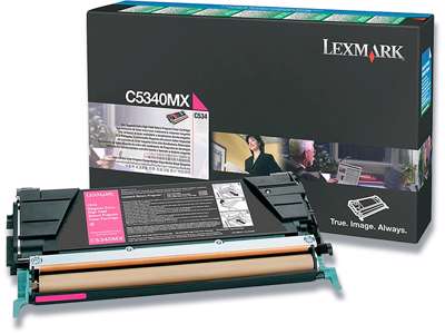 Toner, C5340MX, Magenta-rød, 7.000 sider, Lexmark 