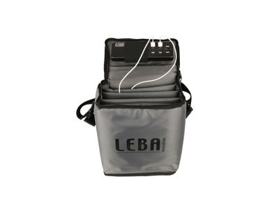 Leba NoteBag NB2-5C-GREY-IT administration af bærbar enhed - vogn & kabinet Kasse til administration af bærbar enhed Grå