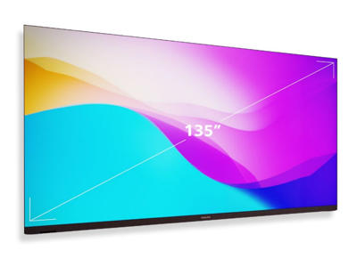 Philips Unite LED 5000 Digital fladpaneldisplay 3,43 m (135") 600 cd/m² Fuld HD Sort Indbygget processer Android 11