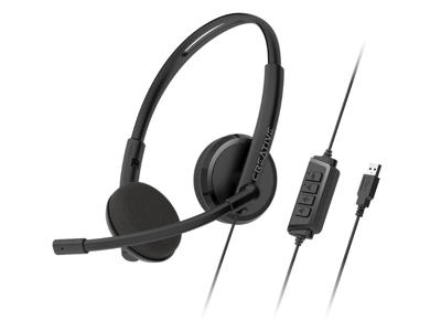 Creative Labs HS-220 Headset Ledningsført Kontor/Callcenter USB Type-A Sort