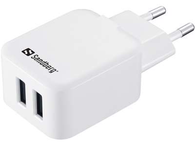 Sandberg AC Charger Dual USB 2.4+1A EU