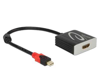 DeLOCK 62735 videokabel adapter 0,2 m Mini DisplayPort HDMI Type A (Standard) Sort