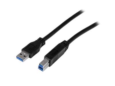 StarTech.com USB3CAB2M USB-kabel USB 3.2 Gen 1 (3.1 Gen 1) 2 m USB A USB B Sort