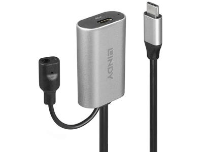 Lindy 43271 USB-kabel USB 3.2 Gen 1 (3.1 Gen 1) 5 m USB C Sort