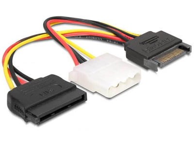 DeLOCK SATA/Molex + SATA 0,165 m