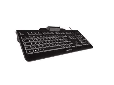 CHERRY KC 1000 SC tastatur Kontor USB Nordisk Sort