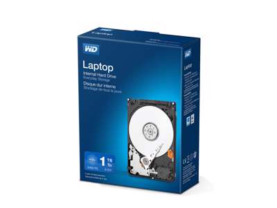 Western Digital Laptop Everyday harddisk 1 TB 5400 rpm 8 MB 2.5" Serial ATA II