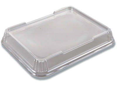 Plastbakke låg, Transparent, APET, 23.2x18.3x3.2 cm, 324 stk, MultiLine