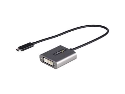 StarTech.com CDP2DVIEC USB grafisk adapter 1920 x 1200 pixel Sort, Sølv