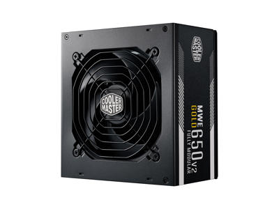 Cooler Master MWE Gold 650 - V2 Full Modular enhed til strømforsyning 650 W 24-pin ATX ATX Sort