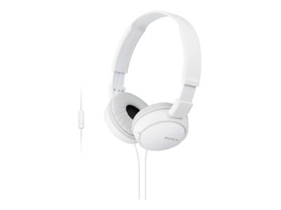 Sony MDR-ZX110AP Headset Ledningsført Opkald/musik Hvid