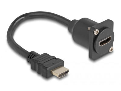 DeLOCK 87966 HDMI-kabel 20 m HDMI Type A (Standard) Sort