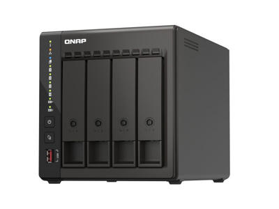 QNAP TS-453E NAS Tower Intel® Celeron® J6412 8 GB QNAP QTS Sort