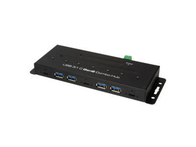 LogiLink UA0319 interface hub USB 3.2 Gen 2 (3.1 Gen 2) Type-C 10000 Mbit/s Sort