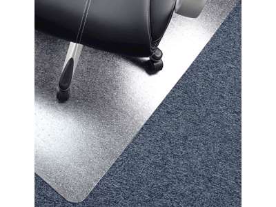 Stoleunderlag, Transparent, Med pigge, 120x150 cm, FloorTex Advantage Antistatisk