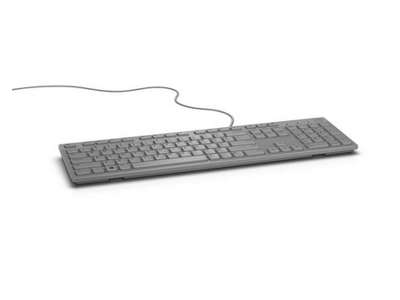 DELL KB216 tastatur Hjem USB QWERTY Nordisk Grå