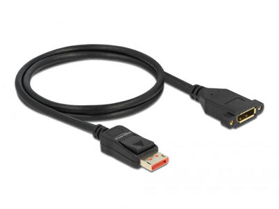 DeLOCK 87095 DisplayPort kabel 1 m Sort