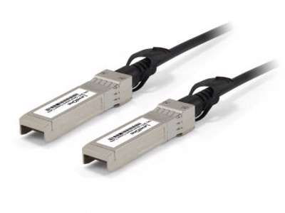 LevelOne DAC-0105 InfiniBand og fiberoptisk kabel 5 m SFP+ Sort, Rustfrit stål