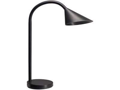 Bordlampe, Sort, Med fod, LED, Unilux Sol 