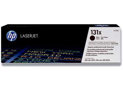 Toner, 131X, Black-sort, 2.400 sider, HP CF210X