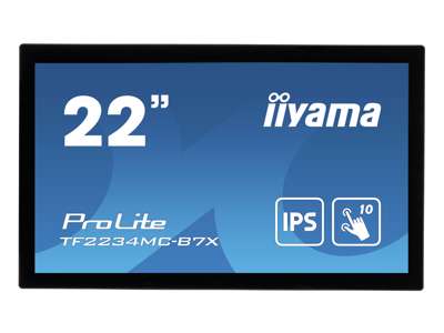 iiyama ProLite TF2234MC-B7X computerskærm 54,6 cm (21.5") 1920 x 1080 pixel Fuld HD LED Berøringsskærm Multibruger Sort