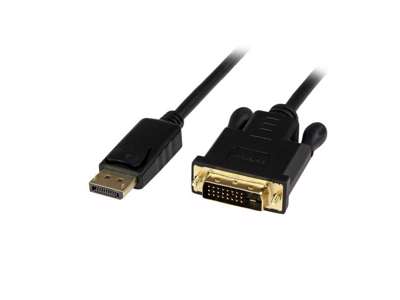 StarTech.com DP2DVIMM3BS videokabel adapter 0,9 m DisplayPort DVI-D Sort