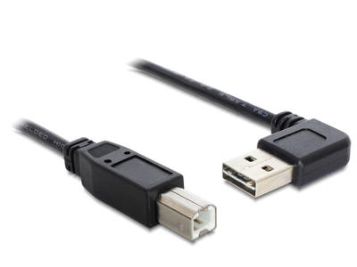 DeLOCK 85167 USB-kabel USB 2.0 0,5 m USB A USB B Sort