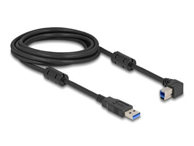 DeLOCK 81102 USB-kabel USB 3.2 Gen 1 (3.1 Gen 1) 3 m USB A USB B Sort